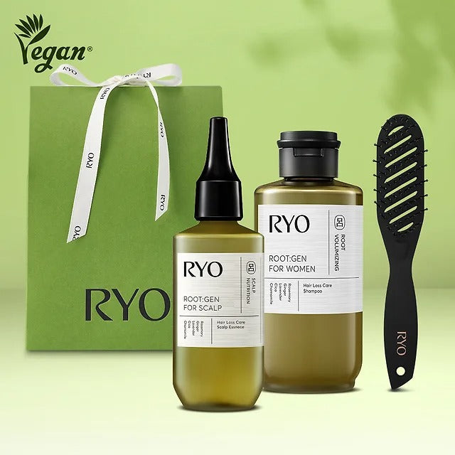 Bộ Quà Tặng RYO Root:Gen Hair Loss Care Mini Shampoo + Essence Set-Kallos