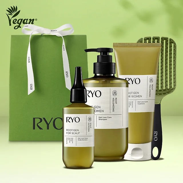 Bộ Quà Tặng RYO Root:Gen Hair Loss Care Shampoo + Treatment + Essence Set-Kallos