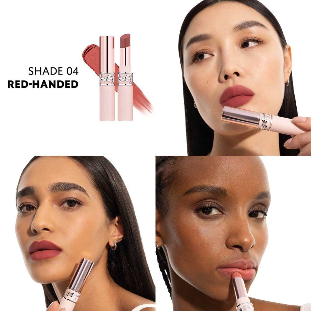 Bộ Quà Tặng Son YSL Lovenude Lip Blusher Duo Set & Pouch