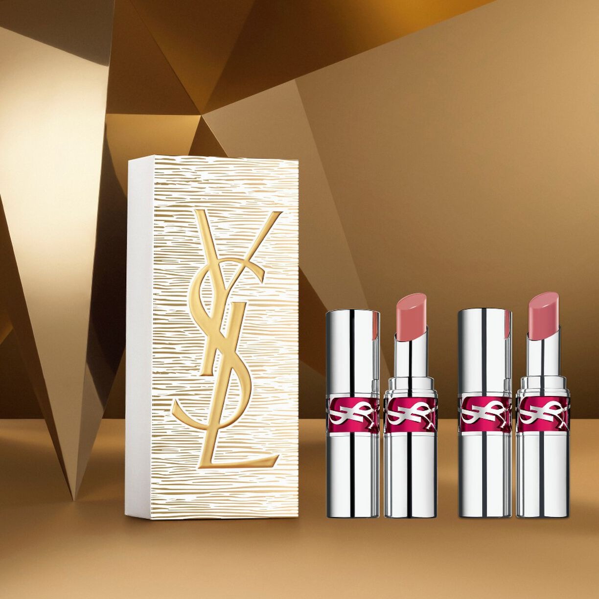 Bộ Quà Tặng Son YSL Loveshine Candy Glaze Duo Holiday Gift Set-Kallos
