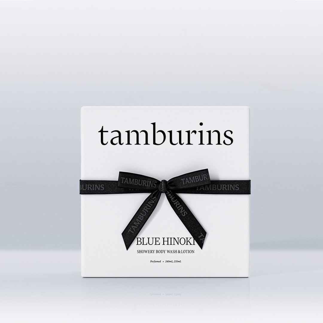 Bộ Quà Tặng TAMBURINS Showery Wash & Lotion Blue Hinoki