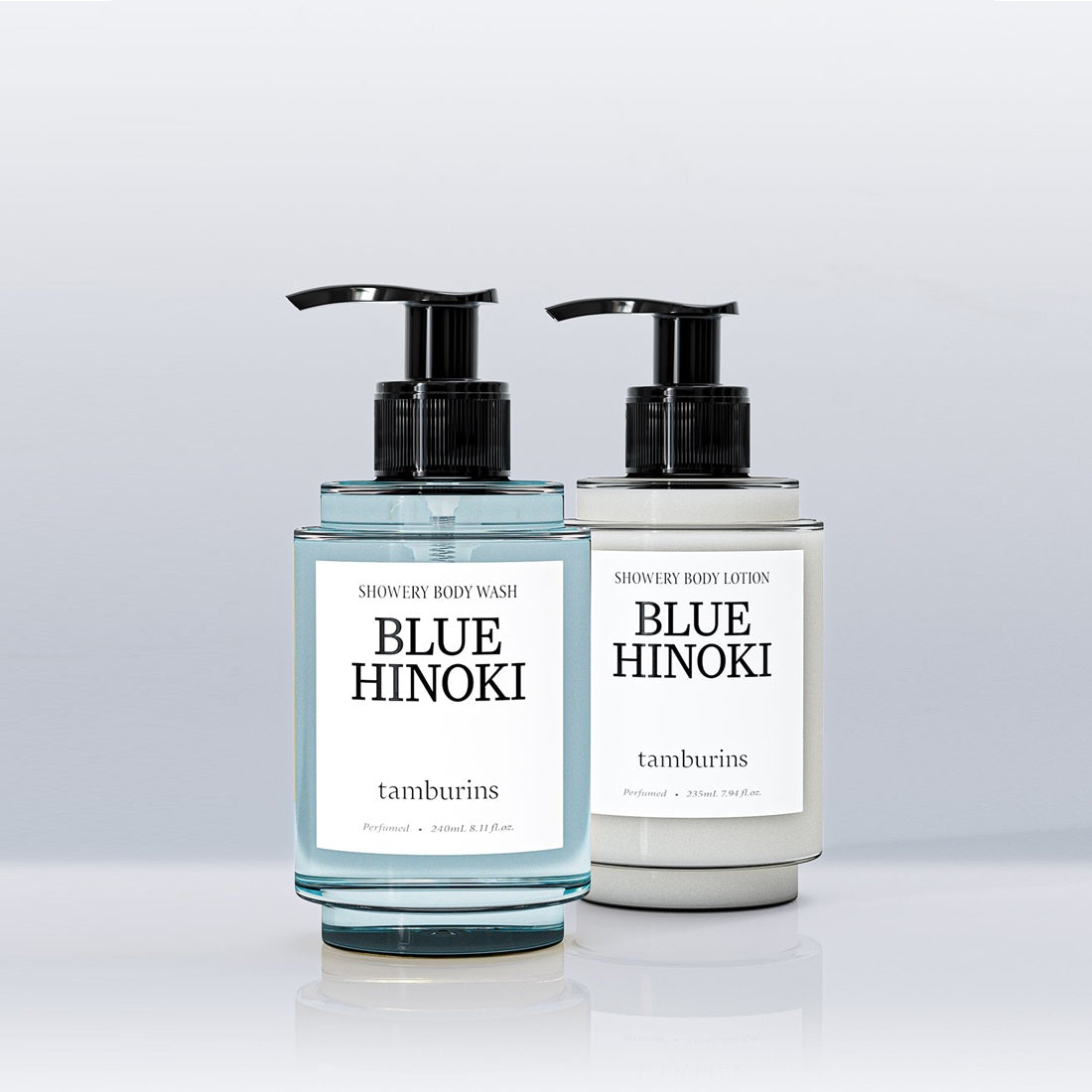 Bộ Quà Tặng TAMBURINS Showery Wash & Lotion Blue Hinoki
