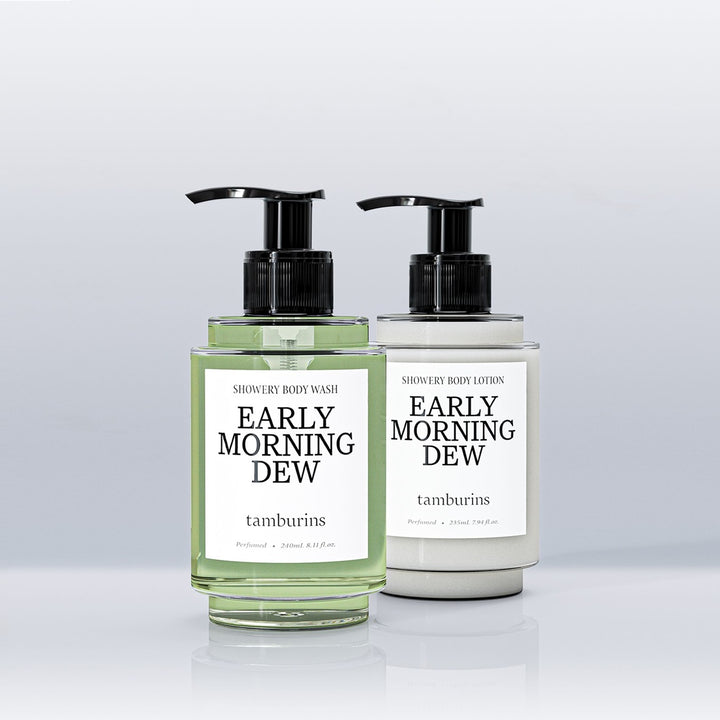 Bộ Quà Tặng TAMBURINS Showery Wash &amp; Lotion Early Morning Dew-Kallos