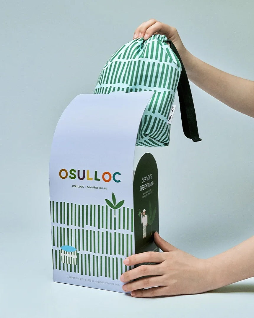 Bộ Quà Tặng Trà OSULLOC Makitoi Golden Pick All-In-One Set-Kallos