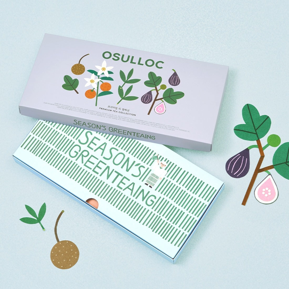 Bộ Quà Tặng Trà OSULLOC Makitoi Premium Tea Collection-Kallos