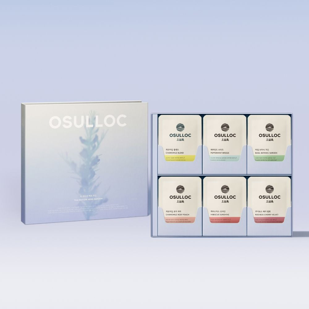 Bộ Quà Tặng Trà OSULLOC Tea Edition Herb Garden Set 6 Types