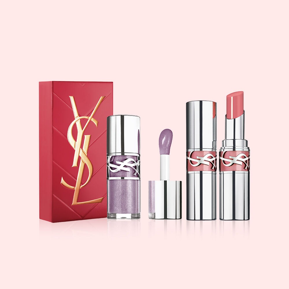 Bộ Quà Tặng YSL Loveshine Gloss &amp; Lipstick Spring Gift Set