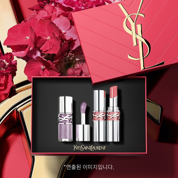 Bộ Quà Tặng YSL Loveshine Gloss &amp; Lipstick Spring Gift Set