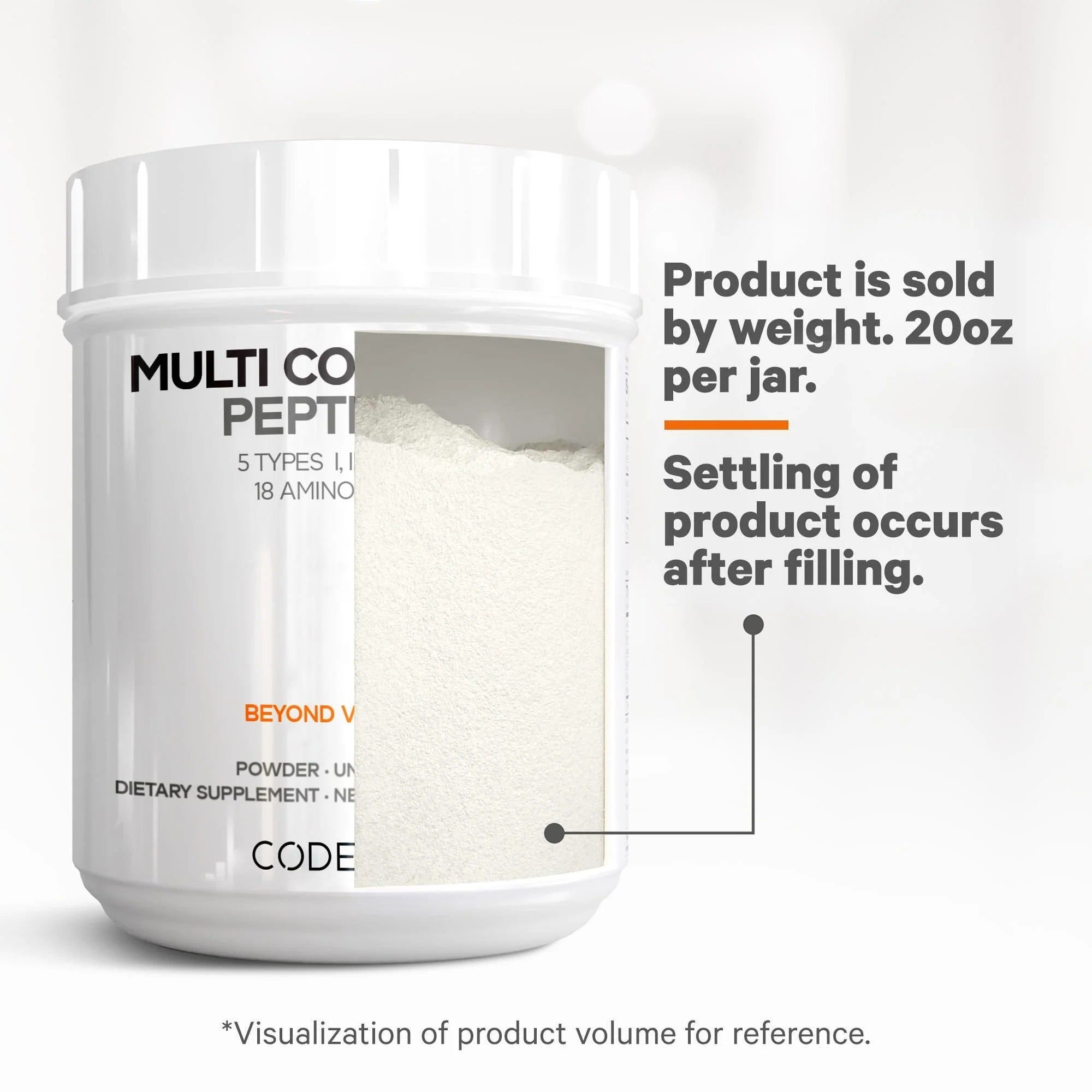 Bột CODEAGE Multi Collagen Peptides Powder-Kallos