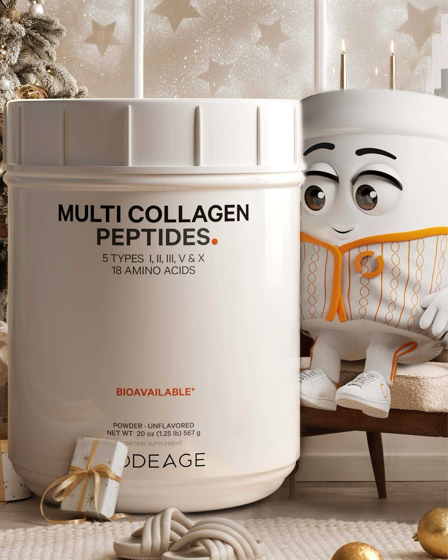 Bột CODEAGE Multi Collagen Peptides Powder-Kallos