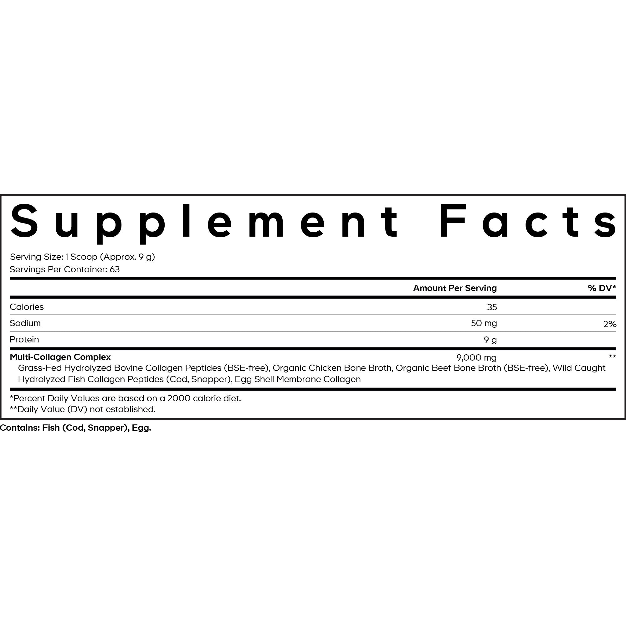 Bột CODEAGE Multi Collagen Peptides Powder-Kallos