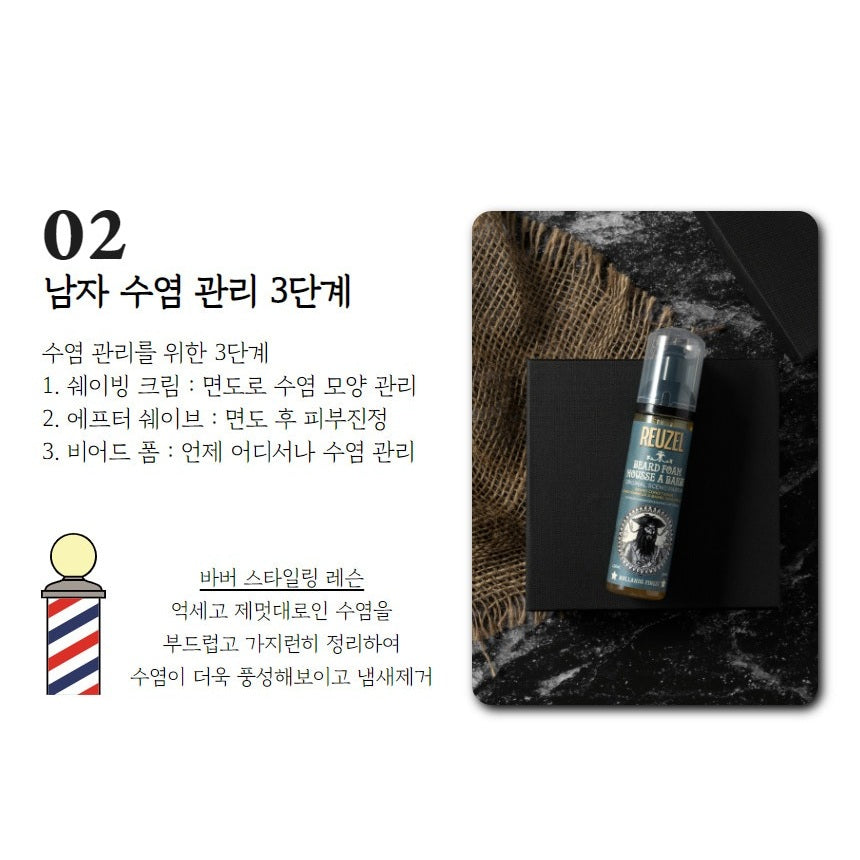 Bọt Rửa Râu REUZEL Beard Foam