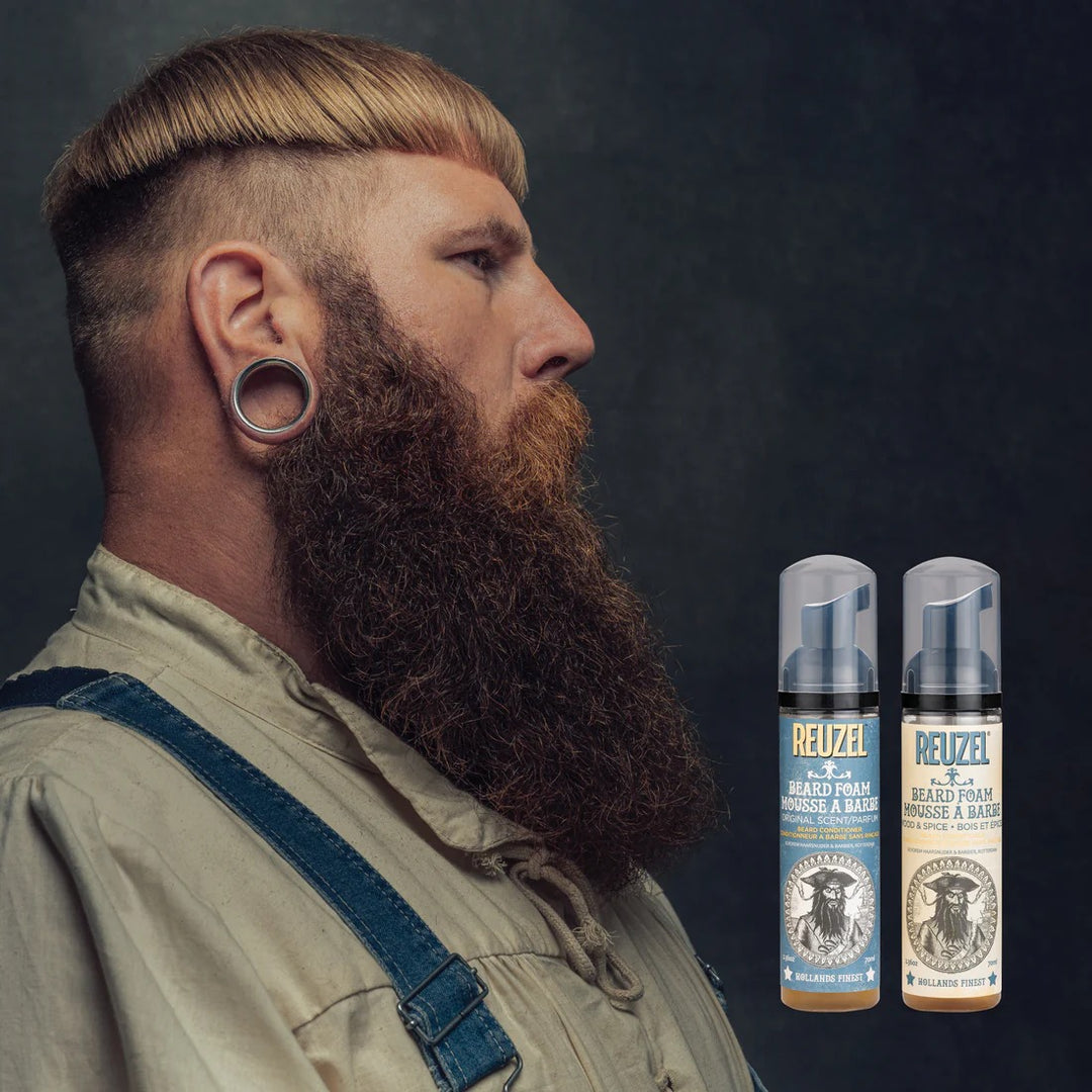 Bọt Rửa Râu REUZEL Wood & Spice Beard Foam