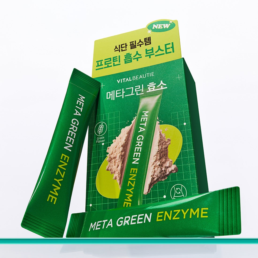 Bột Tiêu Hoá Vital Beautie Meta Green Enzyme-Kallos