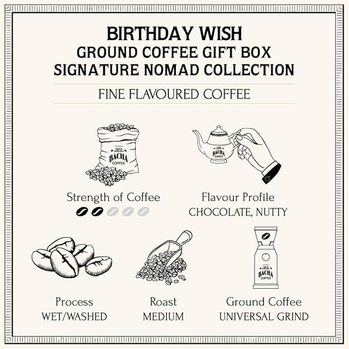 Cà Phê Bacha Birthday Wish Coffee Ground Beans Nomad Collection
