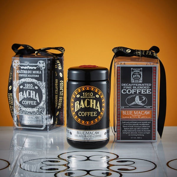 Cà Phê Bacha Blue Macaw Decaffeinated Coffee Ground Beans-Kallos