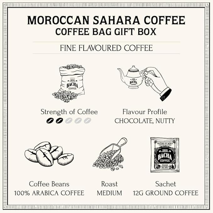 Cà Phê Bacha Coffee Moroccan Sahara Coffee Bag-Kallos