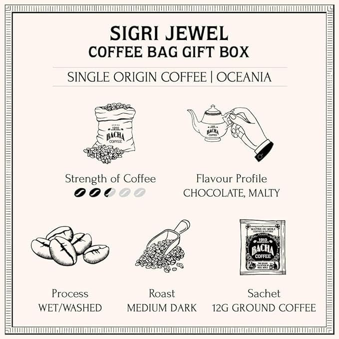 Cà Phê Bacha Coffee Sigri Jewel Coffee Bag-Kallos