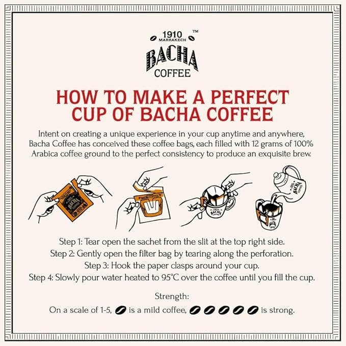 Cà Phê Bacha Coffee Yirgacheffe Decaffeinated Coffee Bag
