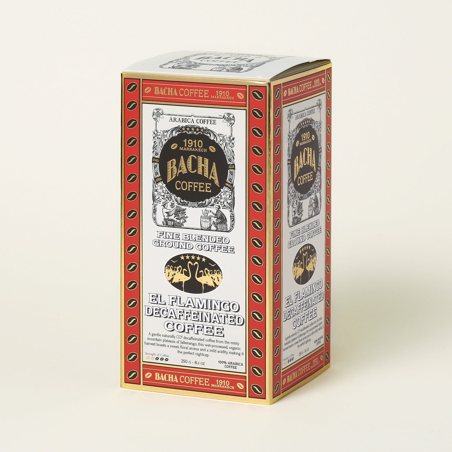 Cà Phê Bacha El Flamingo Decaffeinated Coffee Ground Beans Autograph-Kallos