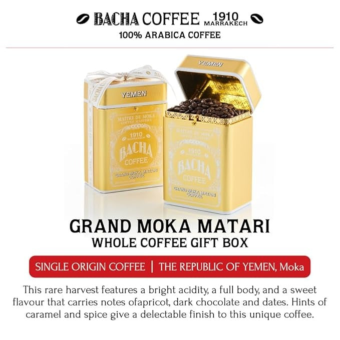 Cà Phê Bacha Grand Moka Matari Coffee Whole Beans Nomad Collection-Kallos