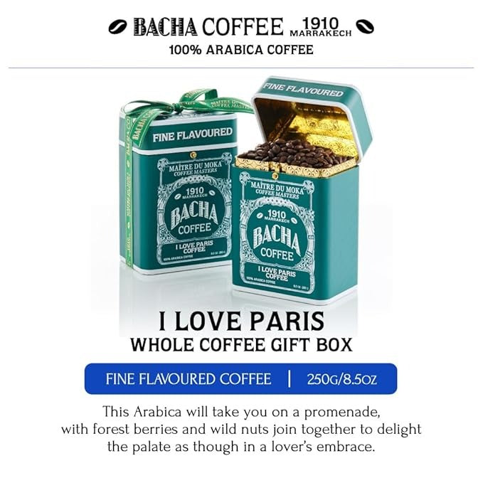 Cà Phê Bacha I Love Paris Coffee Whole Beans Nomad Collection-Kallos