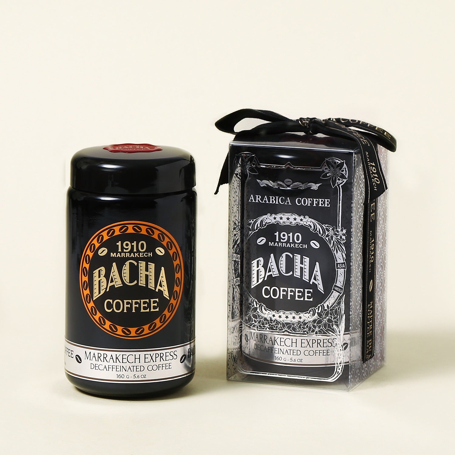 Cà Phê Bacha Marrakech Express Decaffeinated Coffee Ground Beans-Kallos