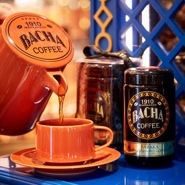 Cà Phê Bacha Marrakech Express Decaffeinated Coffee Ground Beans-Kallos