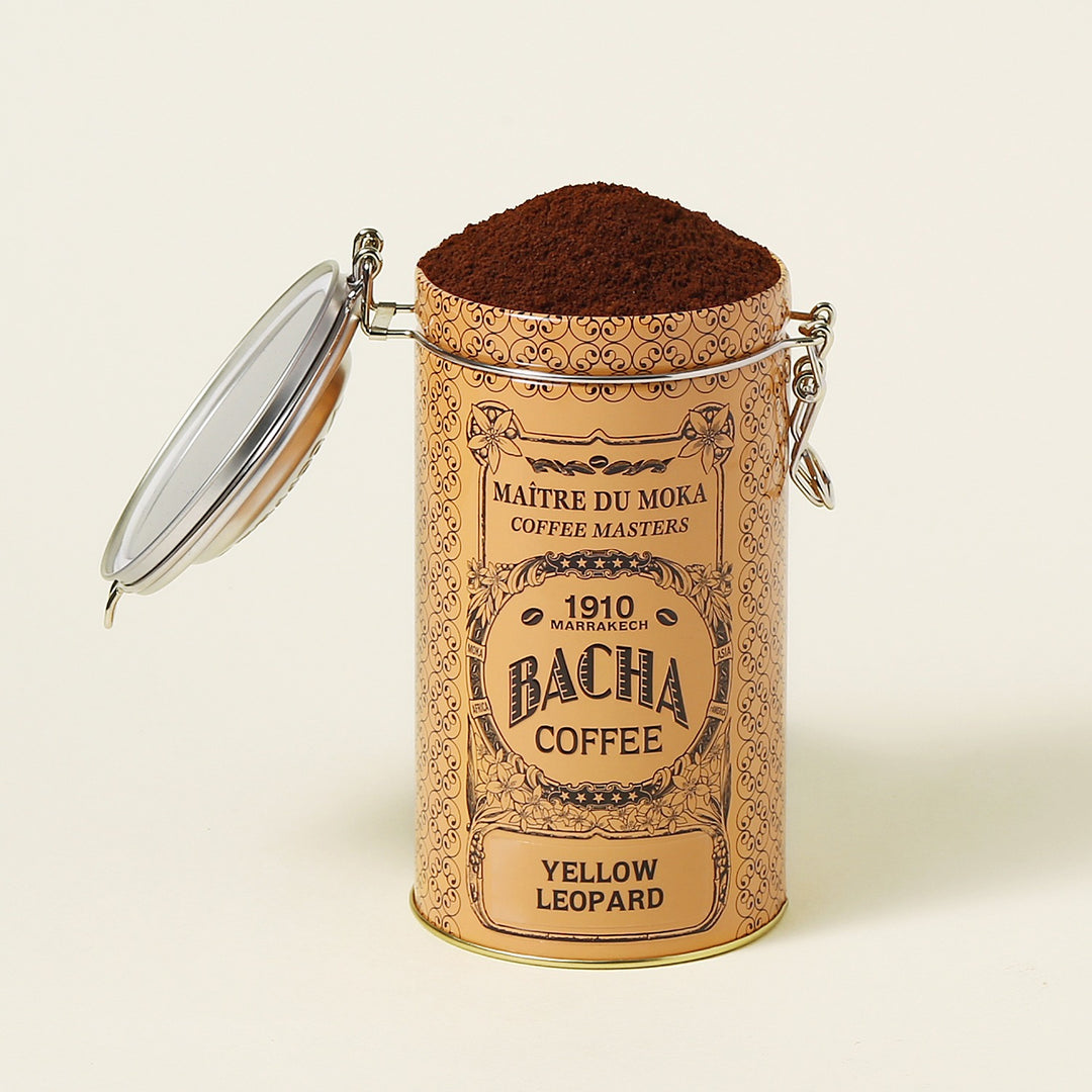 Cà Phê Bacha Yellow Leopard Coffee Ground Beans Autograph Collection