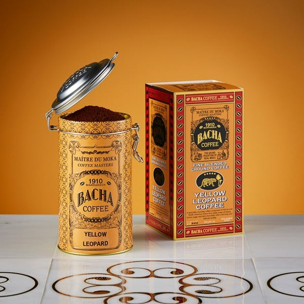 Cà Phê Bacha Yellow Leopard Coffee Ground Beans Autograph Collection