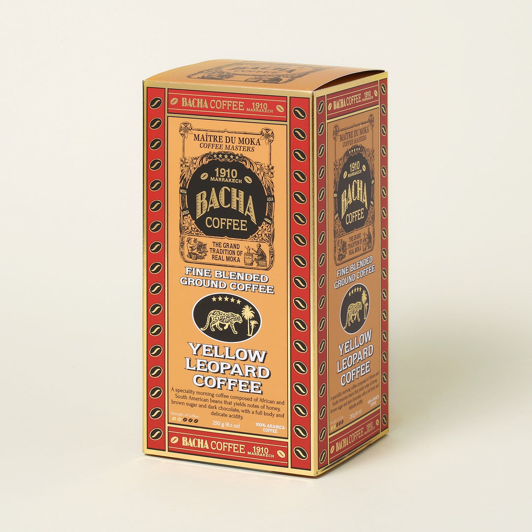 Cà Phê Bacha Yellow Leopard Coffee Ground Beans Autograph Collection