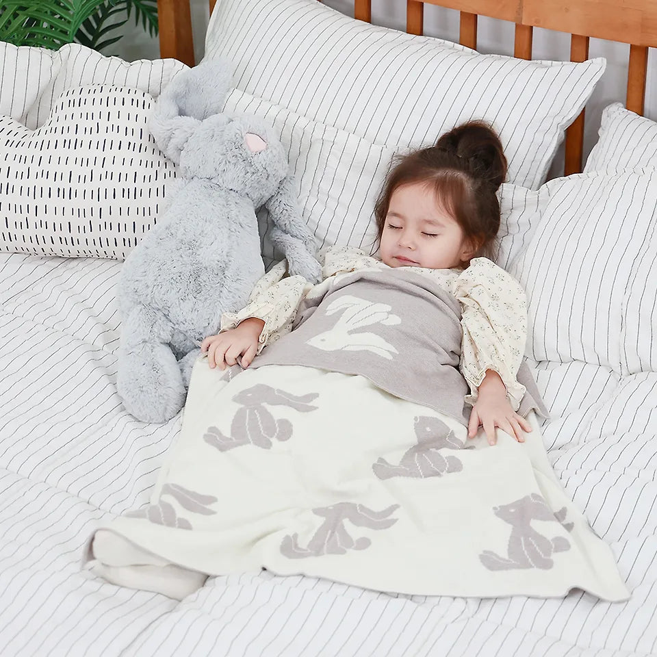 Chăn JELLYCAT Bashful Beige Bunny Blanket in Gift Box