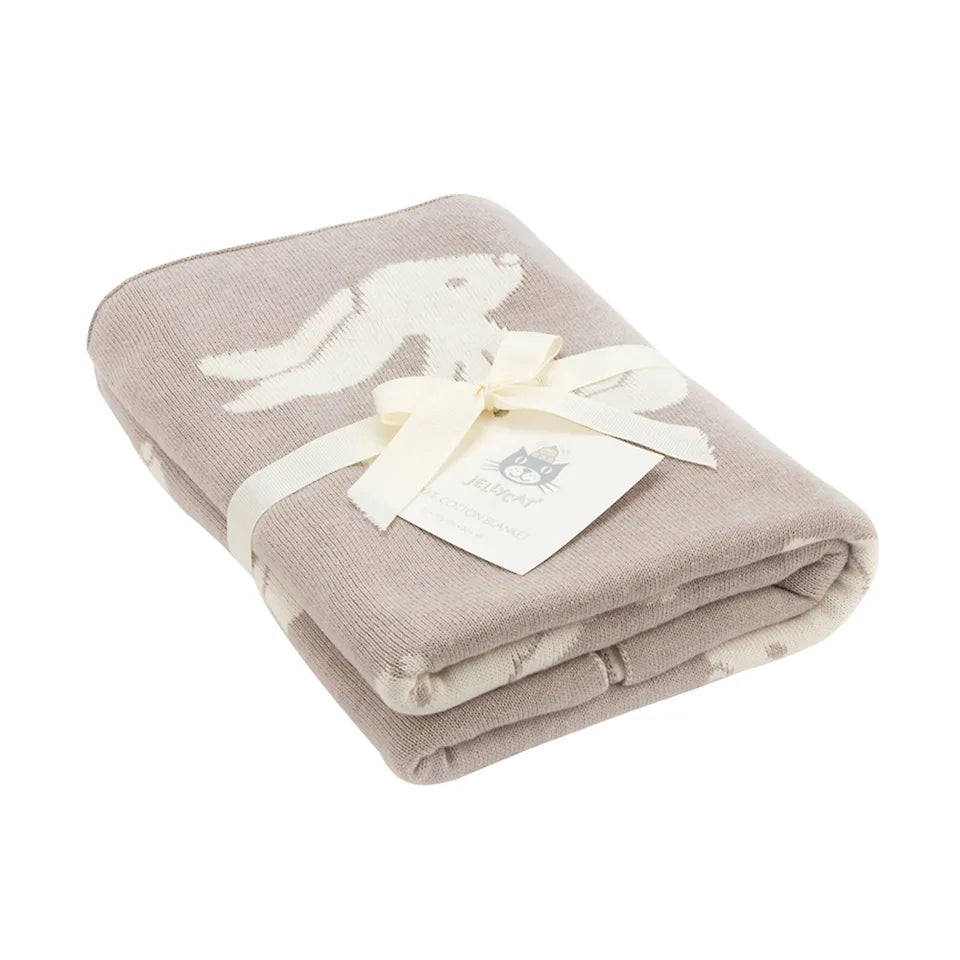 Chăn JELLYCAT Bashful Beige Bunny Blanket in Gift Box