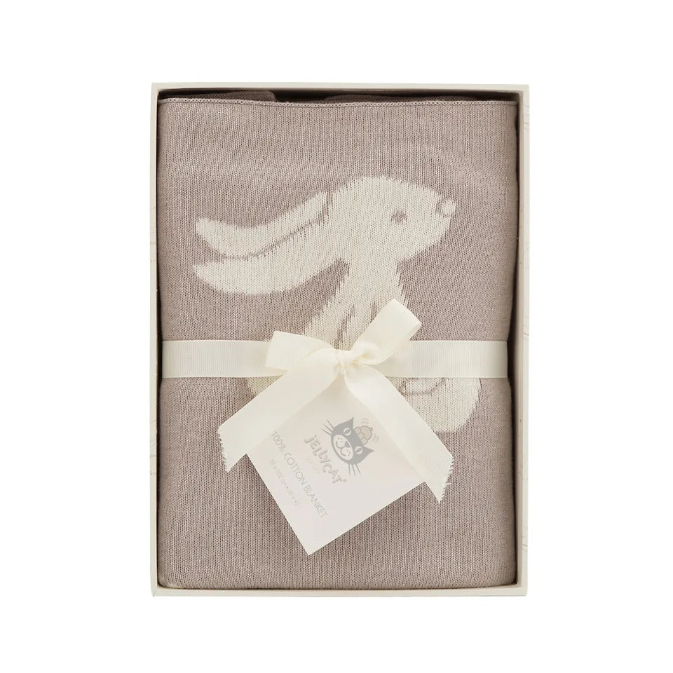 Chăn JELLYCAT Bashful Beige Bunny Blanket in Gift Box