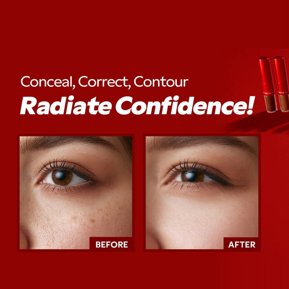 Che Khuyết Điểm TIRTIR Glide & Hide Blurring Concealer