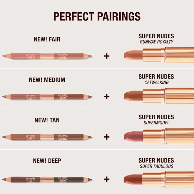 Chì Kẻ Viền Môi Charlotte Tilbury Lip Cheat Contour Duo #Medium