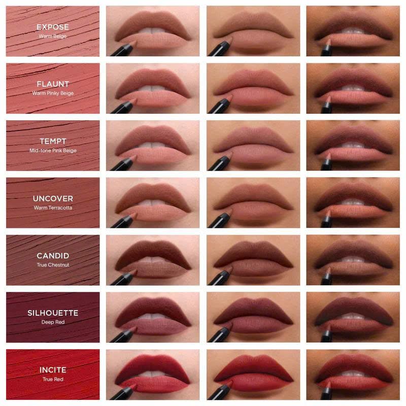 Chì Viền Môi HOURGLASS Shape & Sculpt Lip Liner #7 Incite