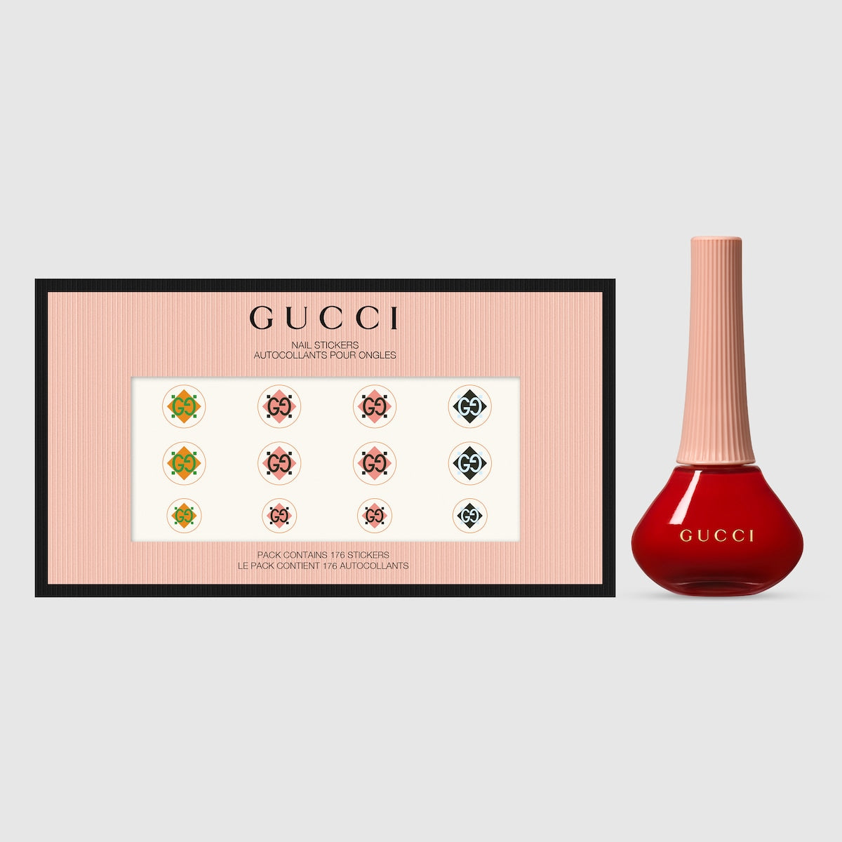Dán Móng Tay GUCCI Nail Art Stickers and Nail Polish Set - Kallos Vietnam