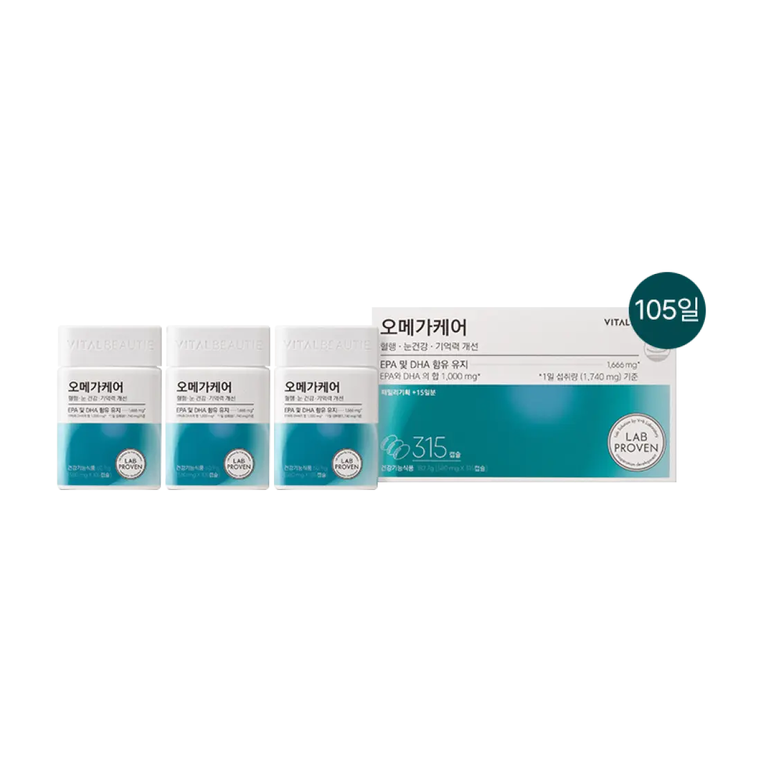 Dầu Cá Vital Beautie Omega Care