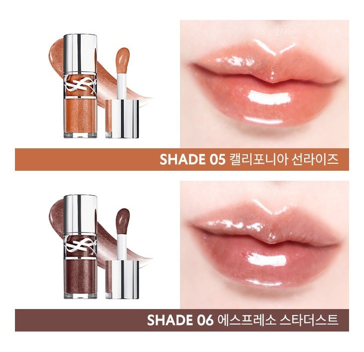 Dầu Dưỡng Môi YSL Loveshine Plumping Lip Oil Gloss #5 California Sunshine-Kallos