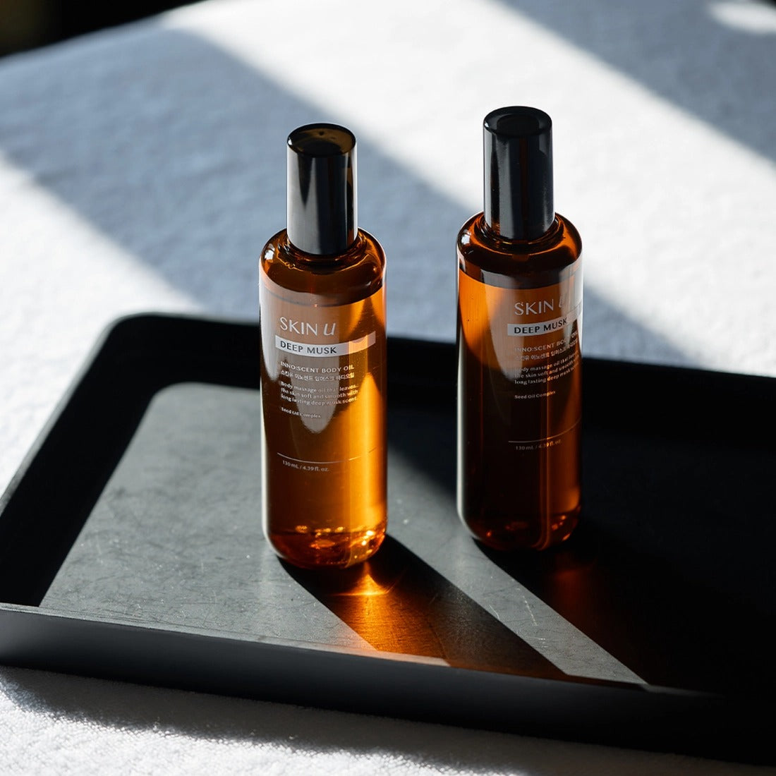 Dầu Dưỡng Thể SKIN U Innocent Deep Musk Body Oil & Guasha Gift Set