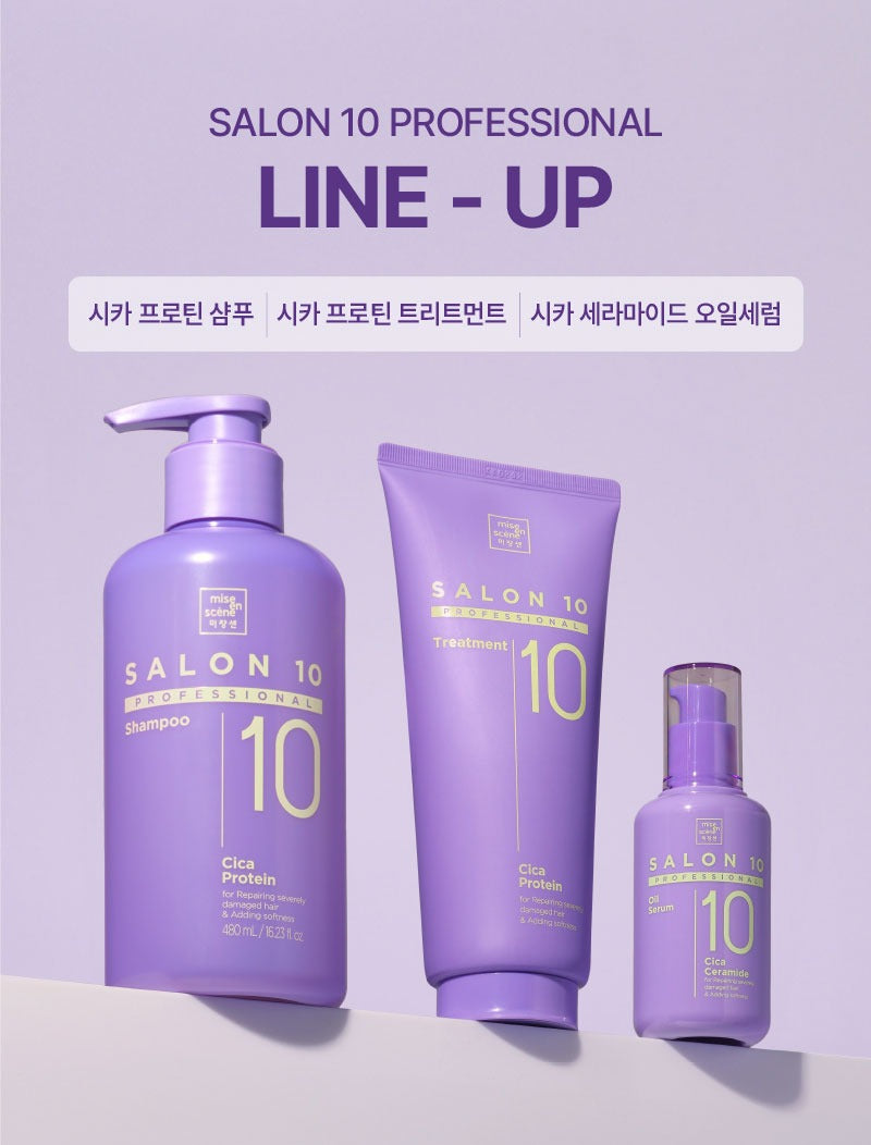 Dầu Dưỡng Tóc Mise En Scene Salon 10 Professional Cica Ceramide Oil Serum