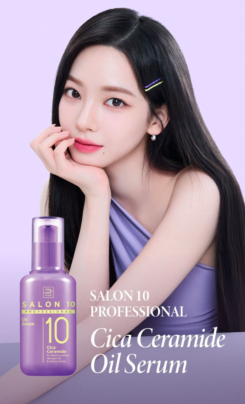 Dầu Dưỡng Tóc Mise En Scene Salon 10 Professional Cica Ceramide Oil Serum