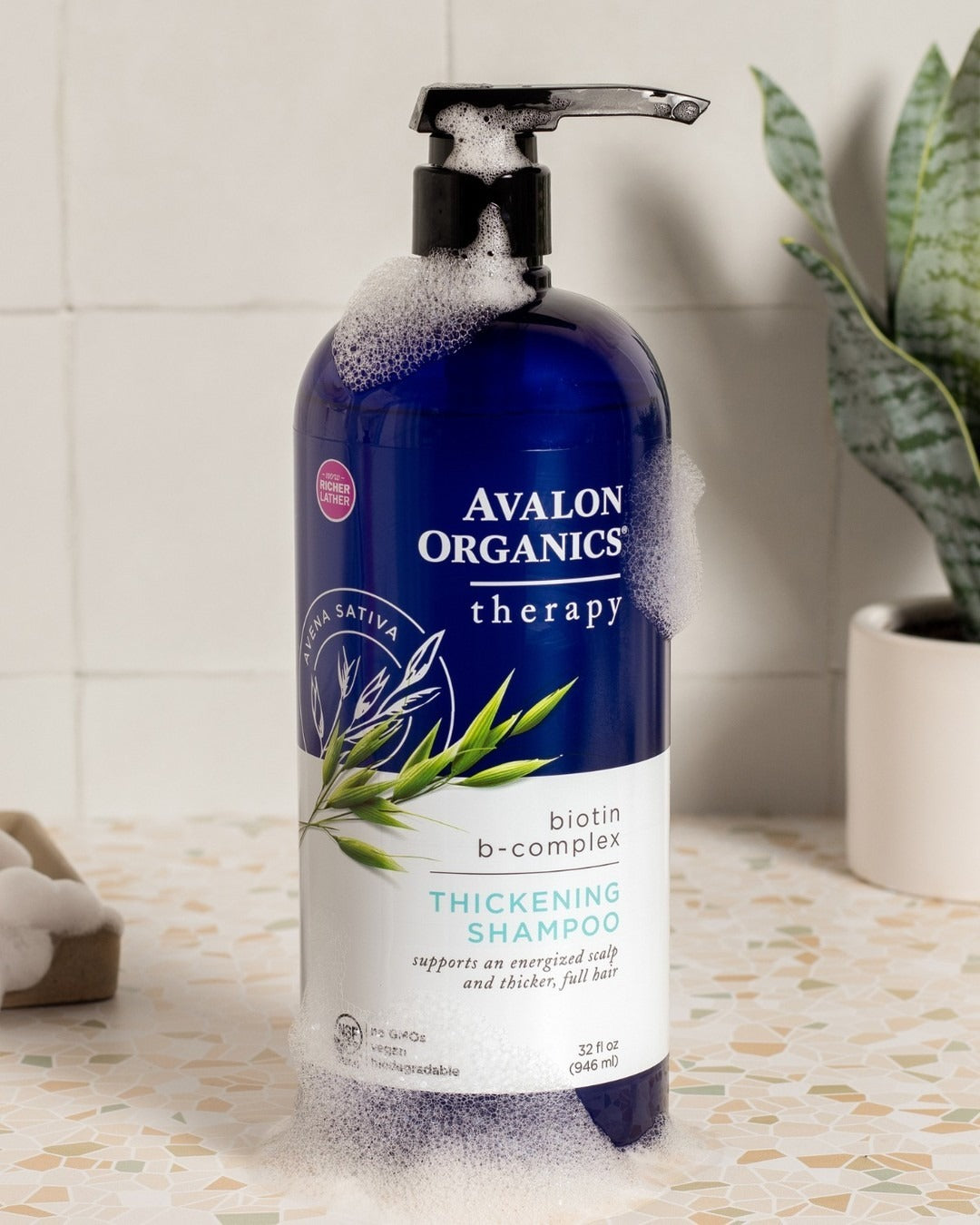 Dầu Gội Avalon Organics Thickening Biotin B-Complex Shampoo