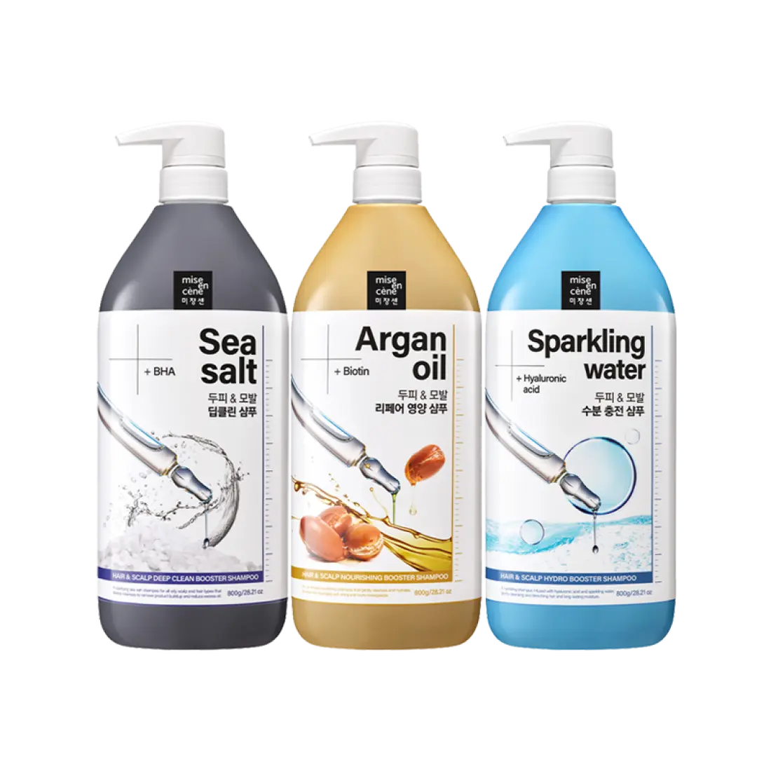 Dầu Gội Mise En Scene Hair & Scalp Booster Shampoo