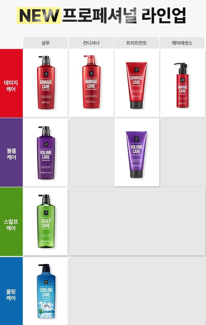 Dầu Gội Mise En Scene Professional Cooling Care Blue Menthol Shampoo-Kallos