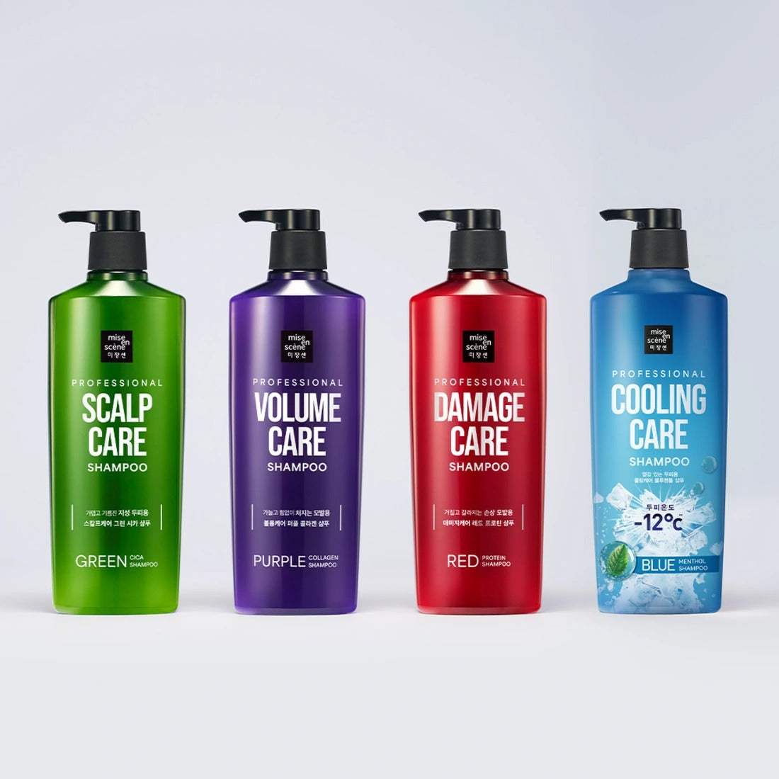 Dầu Gội Mise En Scene Professional Cooling Care Blue Menthol Shampoo-Kallos