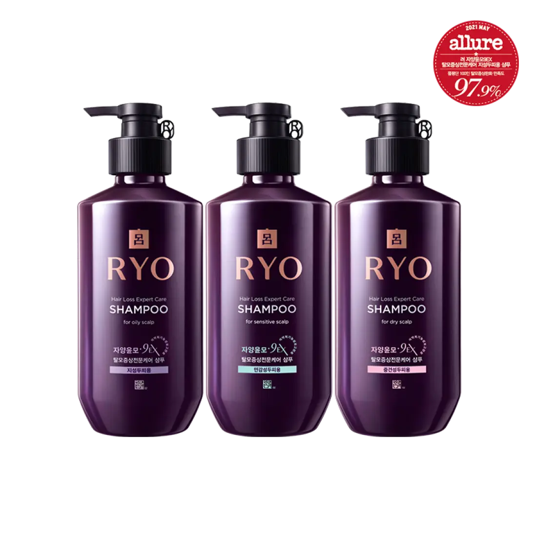 Dầu Gội RYO Hair Loss Expert Care Shampoo For Sensitive Scalp