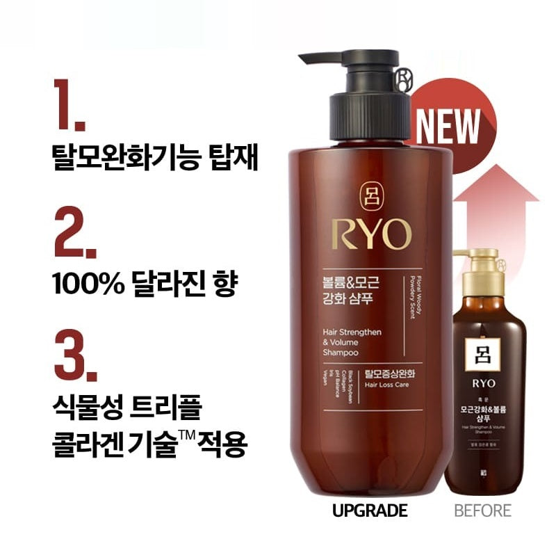Dầu Gội RYO Hair Strengthen & Volume Shampoo