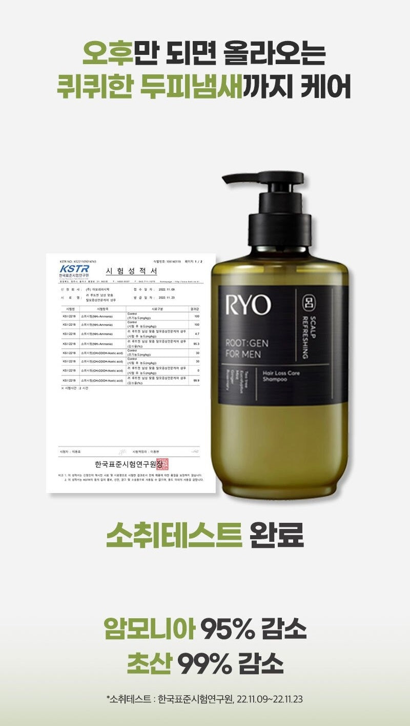 Dầu Gội RYO Rootgen For Men Hair Loss Care Shampoo